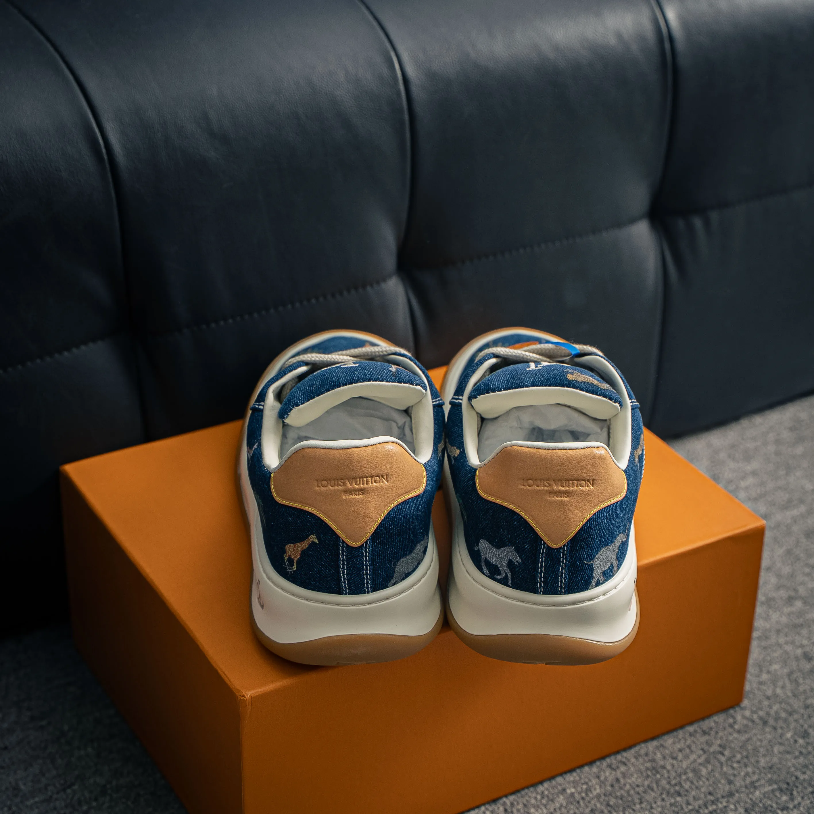 LV tilted ， Shoes，Sneakers， Shoes，Skate Shoes~~ Sneakers， LV Shoes ， Cushioning TPU Vuitton ，